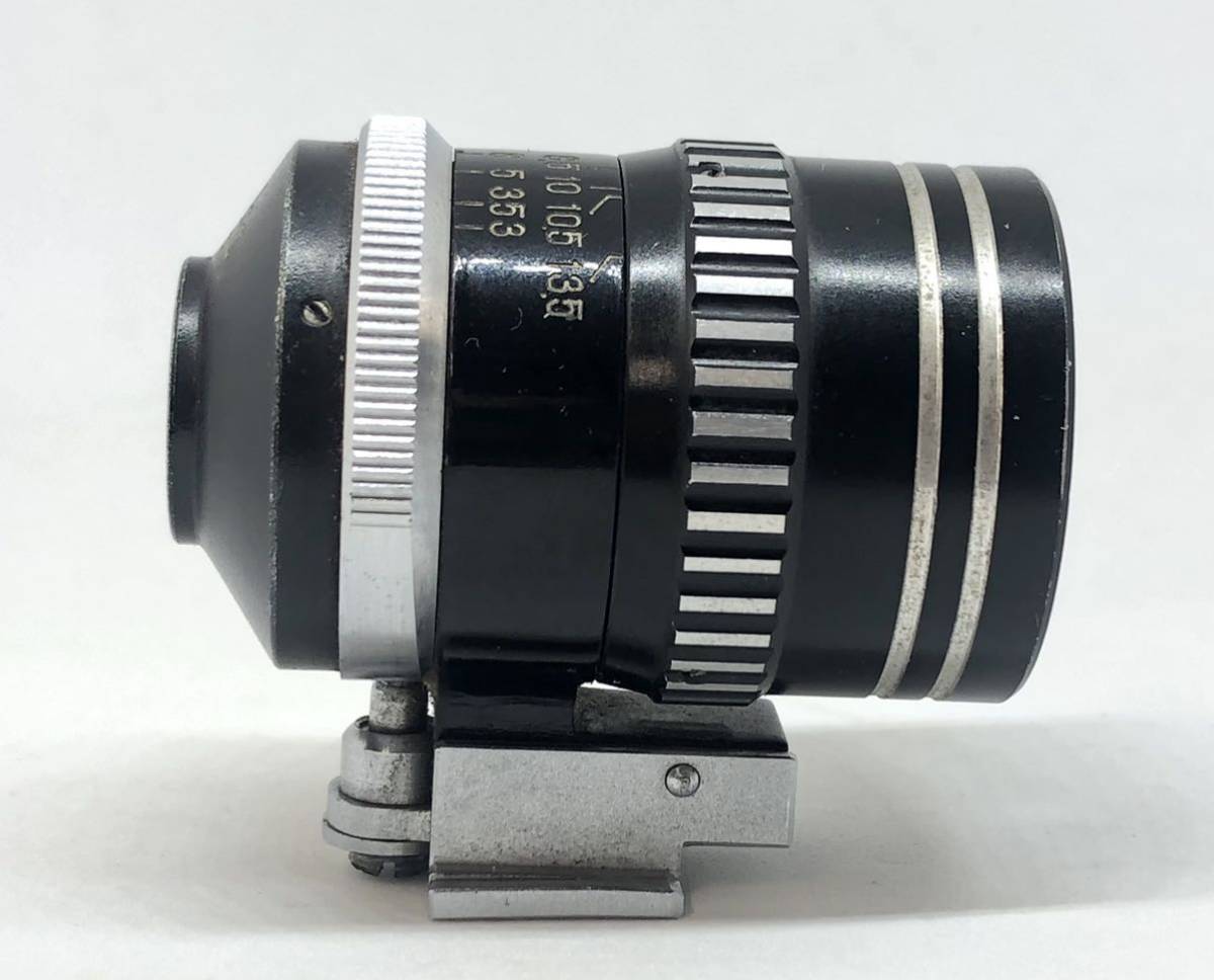 【HM1006】 Walz ワルツ Zoom Finder ズームファインダー 28-135mm カメラアクセサリー ゼブラ柄 ケース付き スコープ _画像6