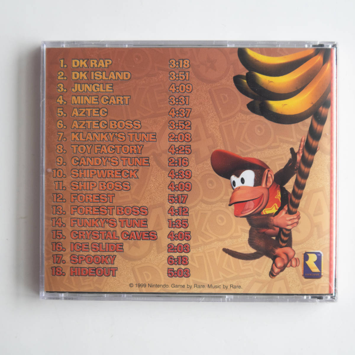 【新品・未開封・シュリンク付き】ドンキーコング 64 サウンドトラック Nintendo 64 DONKEYKONG サントラ OFFICIAL SOUNDTRACK CDの画像3