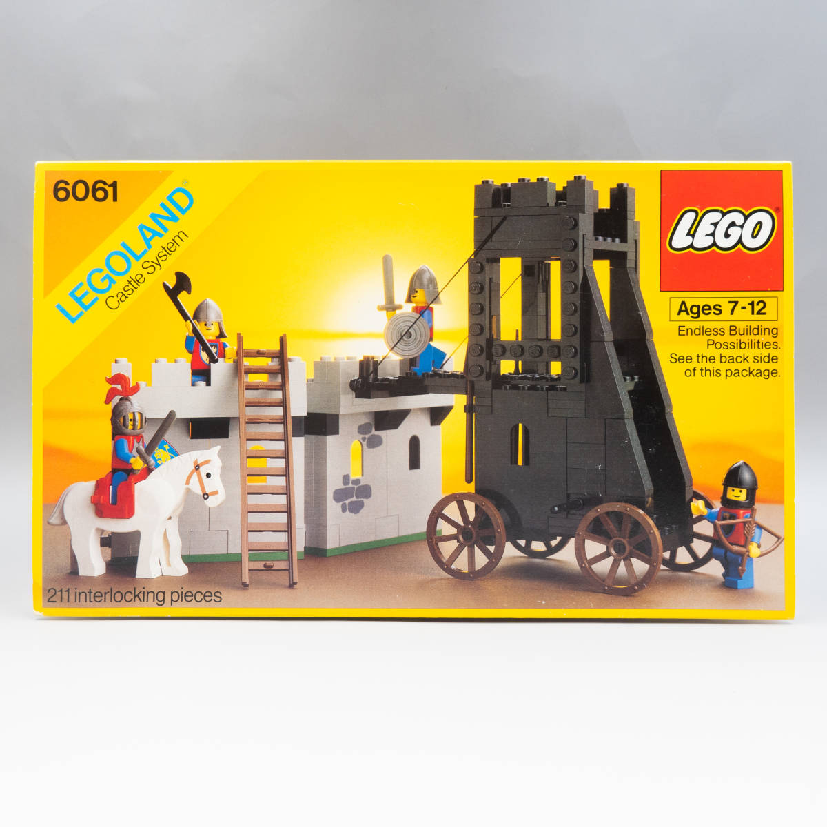 未開封 LEGO 6061 Siege Tower 攻城塔 LEGOLAND レゴ レゴランド　お城シリーズ キャッスル 1984年_画像1