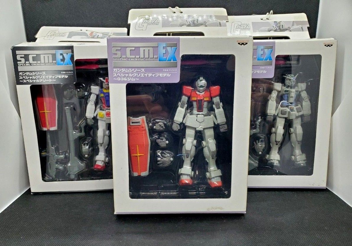 機動戦士ガンダムS C M EXスペシャルクリエイティブモデル 3体 機動戦士ガンダムS C M EXスペシャルクリエイティブモデル 3体