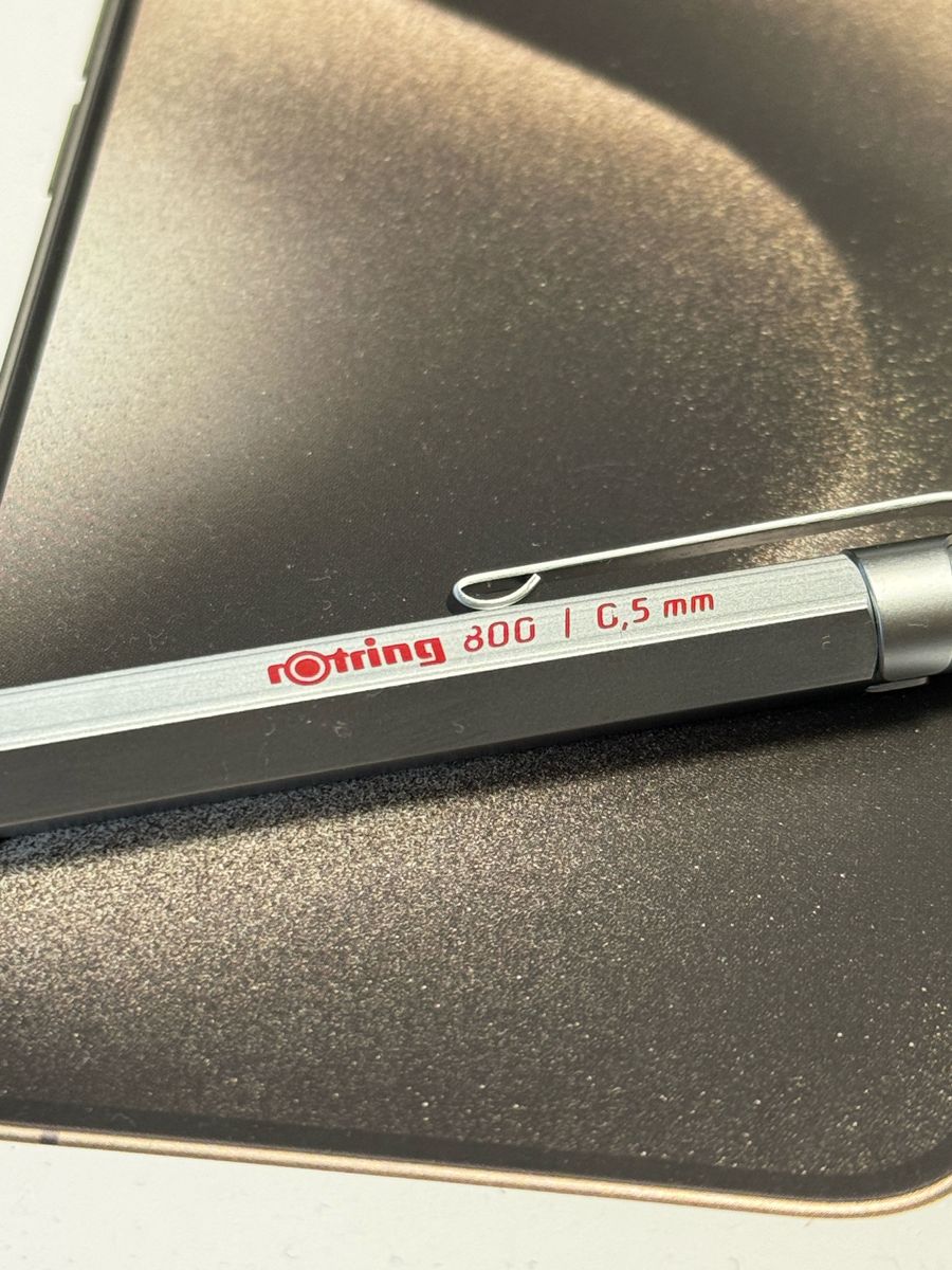 rOtring 800 シャーペン　シルバー　0.5mm 消しゴム未使用