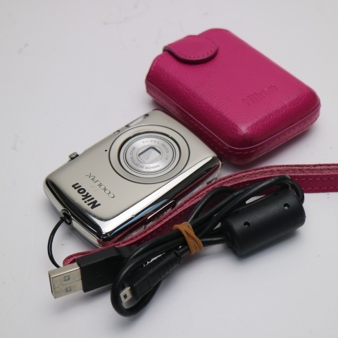 美品 COOLPIX S01 ミラーシルバー 即日発送 デジカメ Nikon デジタルカメラ 本体 あすつく 土日祝発送OK_画像1