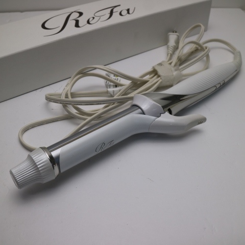 美品 RE-AG00A ReFa BEAUTECH CURL IRON 26mm ホワイト 本体 即日発送 土日祝発送OK あすつく_画像1