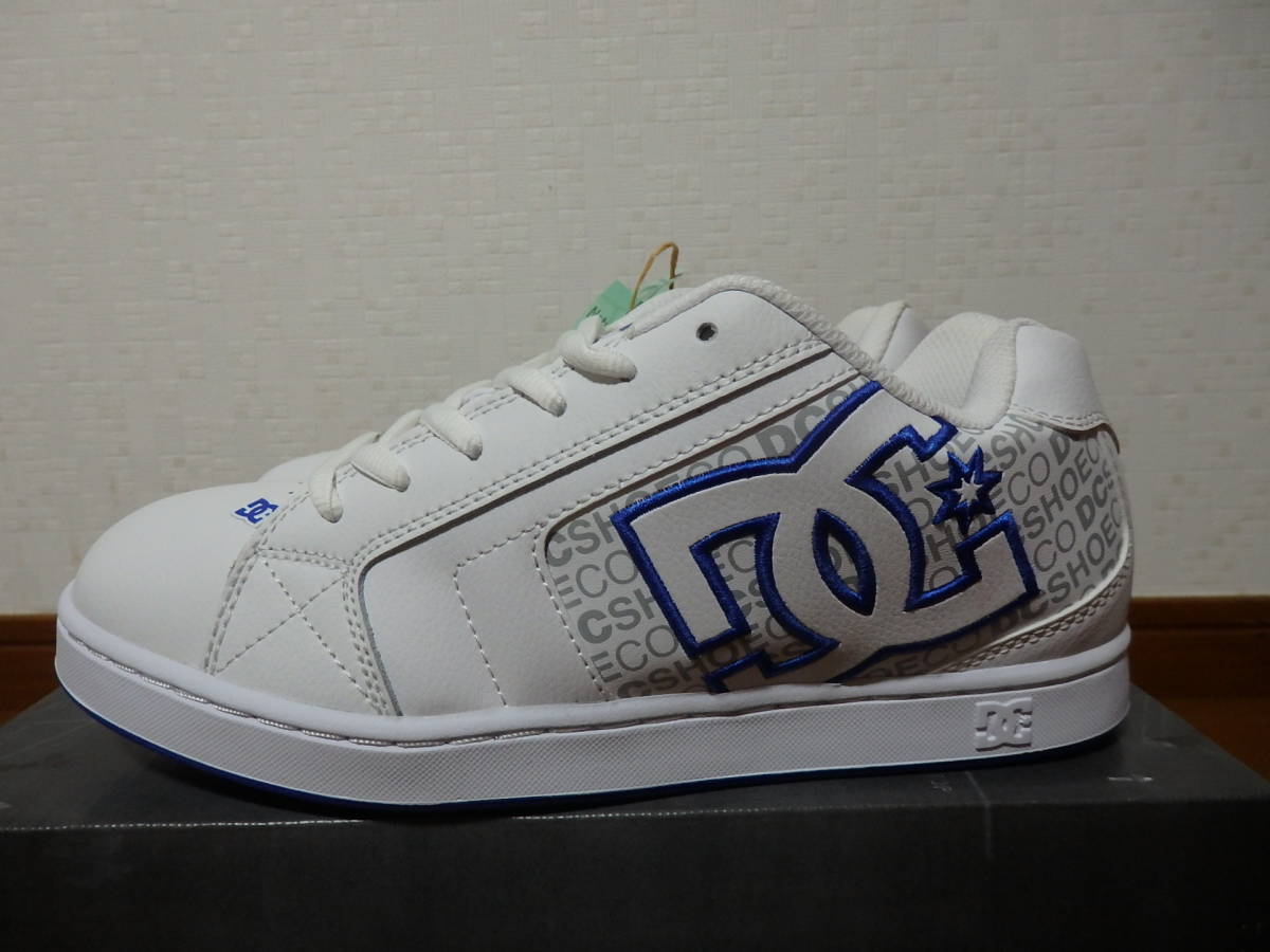 即決☆レア！限定！♪新品未使用 DC SHOES ＤＣシューズ スニーカー NET 28.0cm ホワイト ブルー_画像1