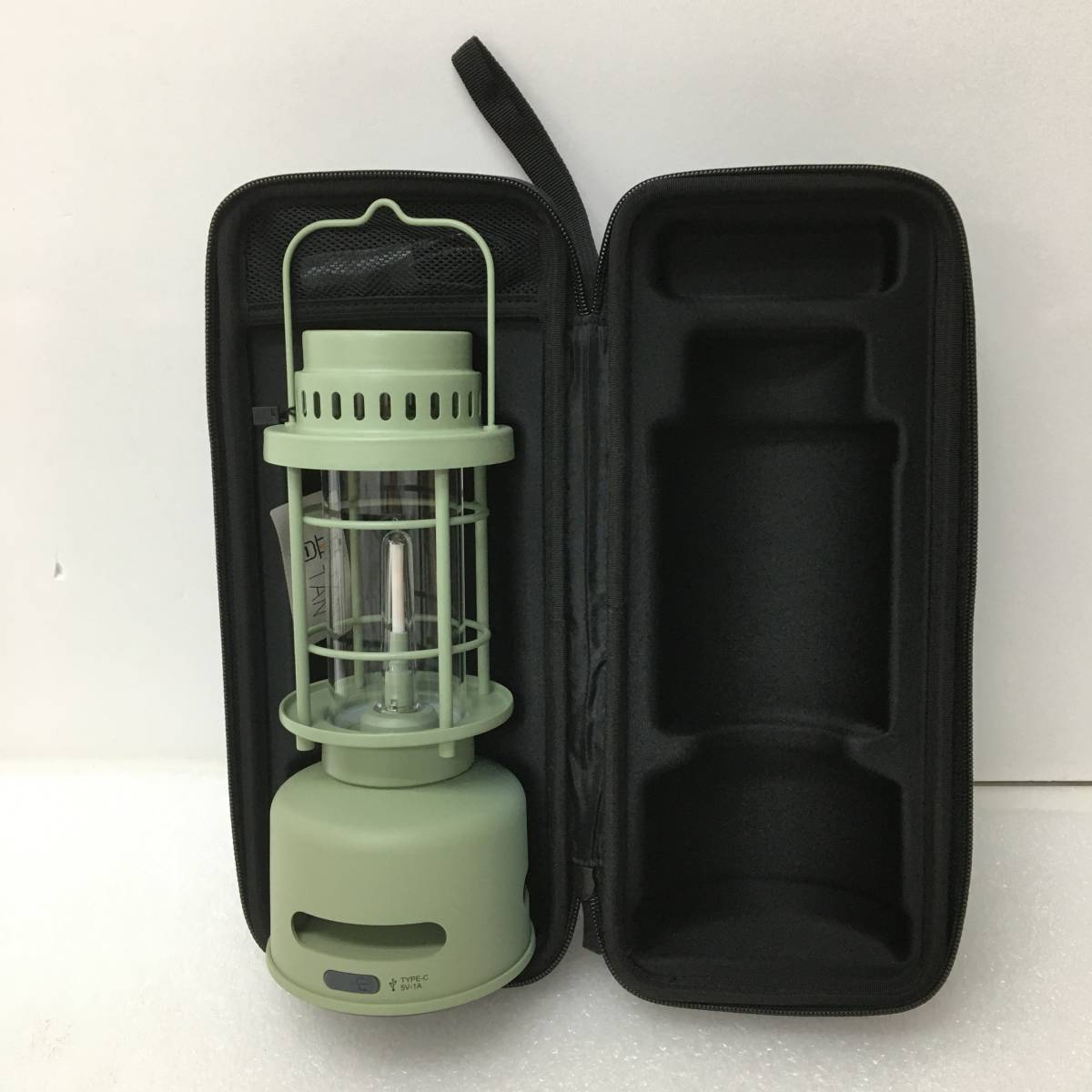 DAIKO 音TAN (オンタン) DXL-81428C 充電式LED ランタン 色:SMOKE GREEN　ユーズド_画像4