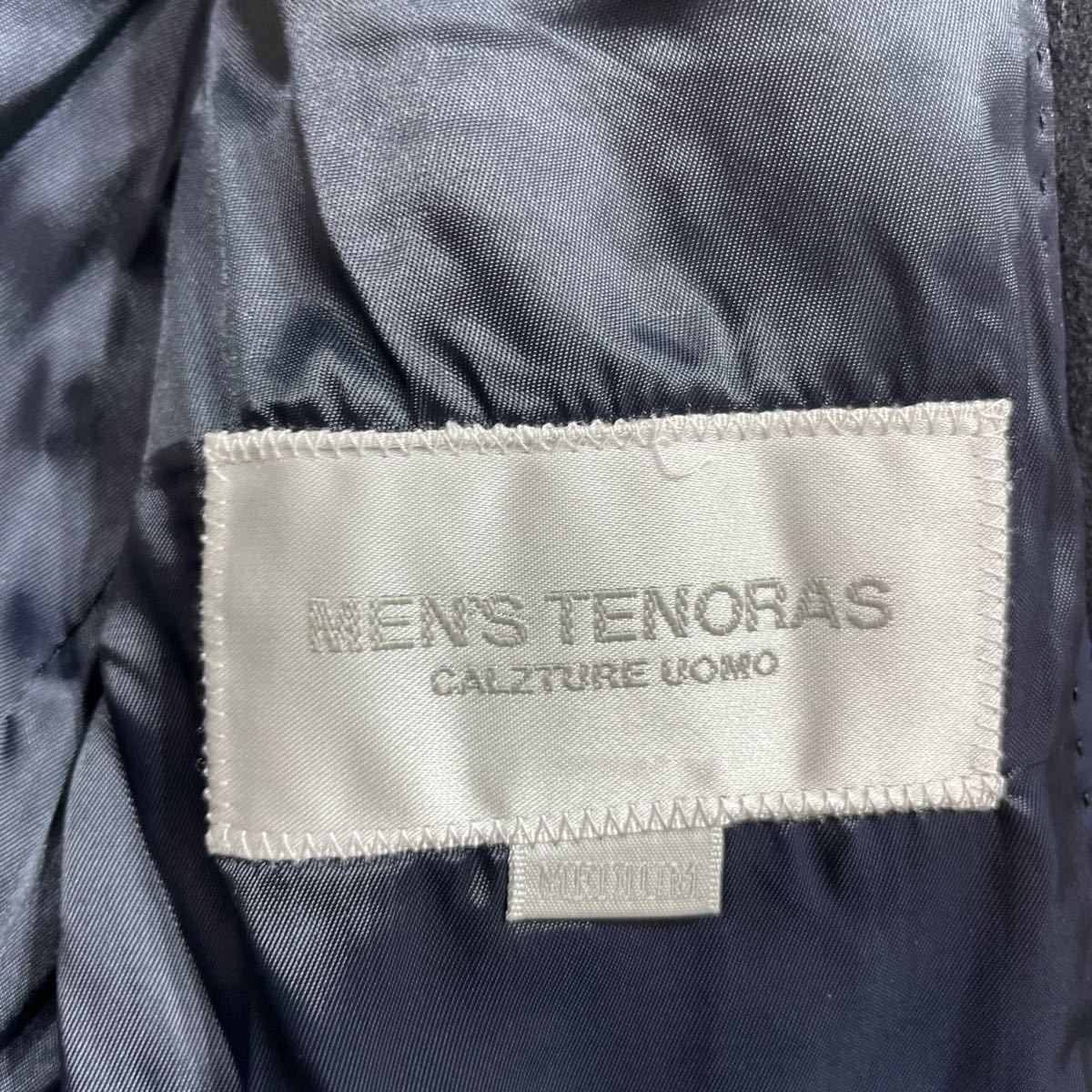 EE MEN'S TENORAS メンズ ティノラス ウール アンゴラ チェスターコート ロングコート サイズM ベルト付 31116D_画像7