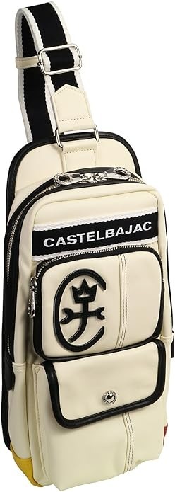  new goods free shipping CASTEL BAJAC [ Castelbajac ] one shoulder bag man and woman use white 024911