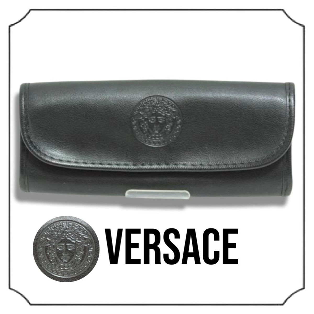 VERSACE ヴェルサーチ メデューサロゴ 眼鏡 サングラス ケース VERSACE ヴェルサーチ メデューサロゴ 眼鏡 サングラス ケース