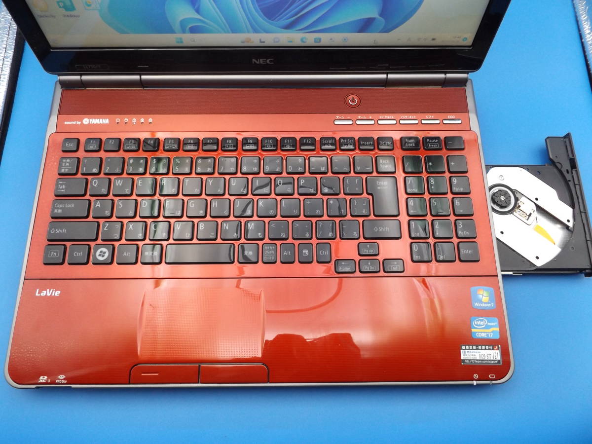 新品SSD480GB【Core i7】Win11最新Ver.23H2☆NEC LaVie LL750/F