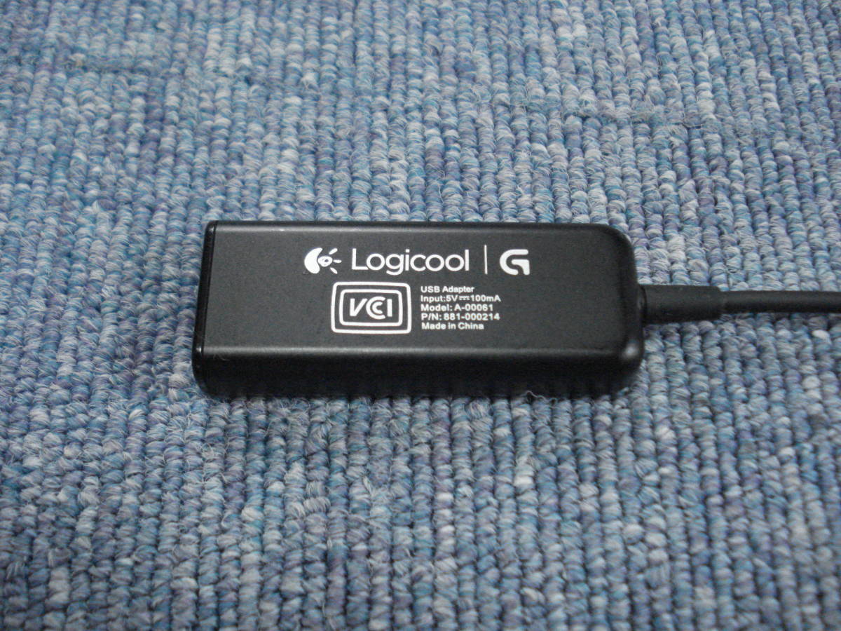 中古 Logicool ロジクール USB Adapter Sound Card Adapter A-00061 ジャンク扱い_画像4