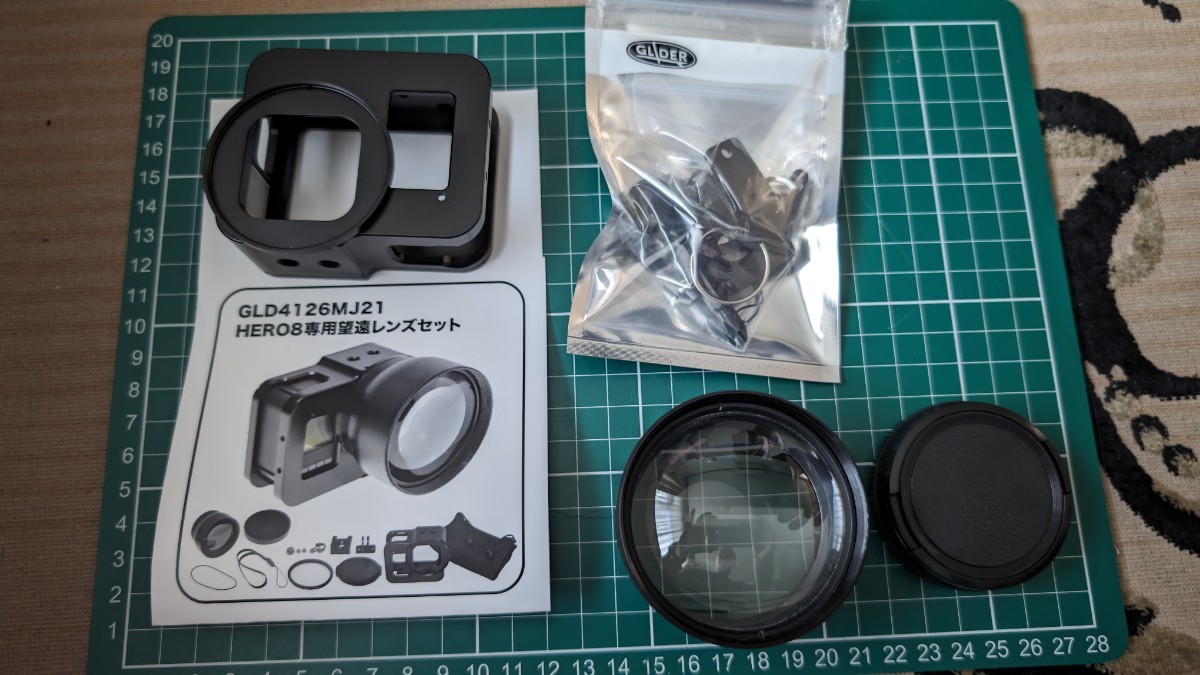 GoPro HERO8 バッテリー　望遠レンズ付_画像7