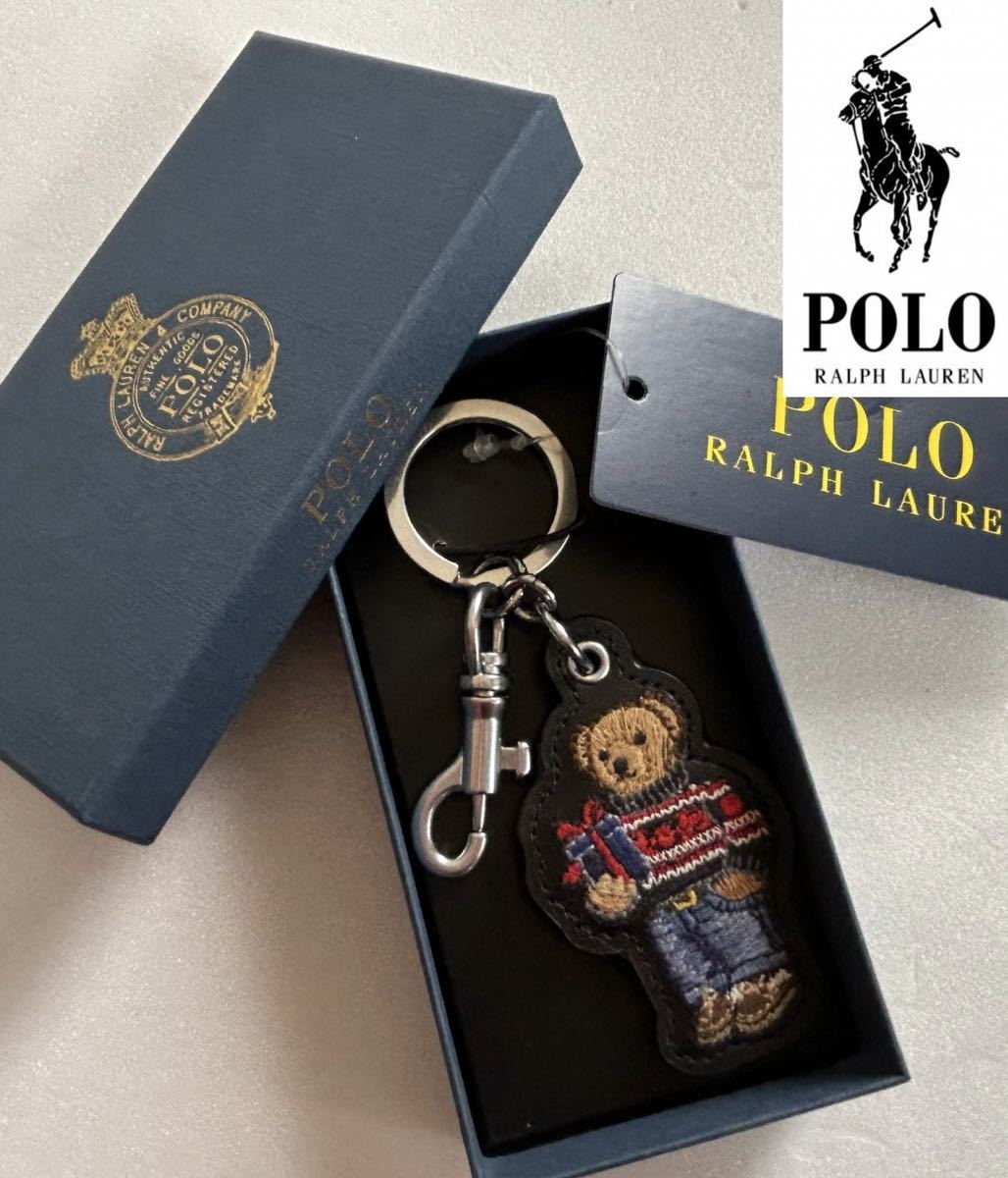 【送料無料】新品 Polo Ralph Lauren ポロ ラルフローレン★ポロベア キーホルダー フック付き 箱入り4