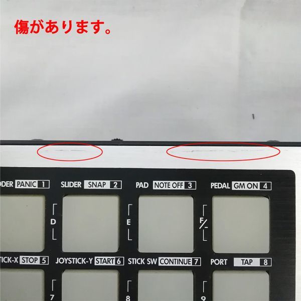 04441 【ジャンク扱い】 KORG microKONTROL MIDI コントローラー 本体のみ 通電のみ確認 MC-1 コルグ キーボード STUDIO CONTROLLER_画像6