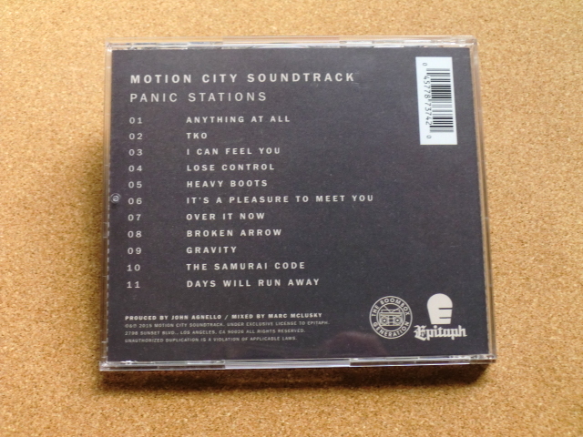 ＊【CD】Motion City Soundtrack／Panic Stations（87374-2）（輸入盤）_画像3