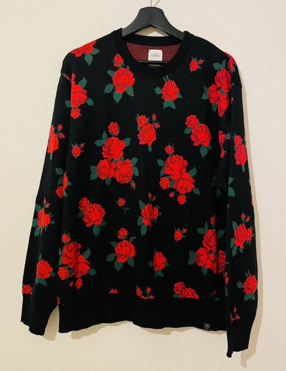 ≪超目玉☆12月≫ BEDWIN & DELUXE セーター サイズ4 ベドウィン 薔薇 