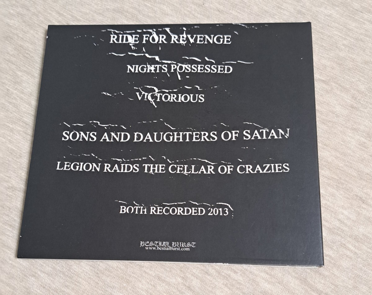 【オカルトブラックメタル】 Ride for revenge / Sons and daughters of Satan_画像2