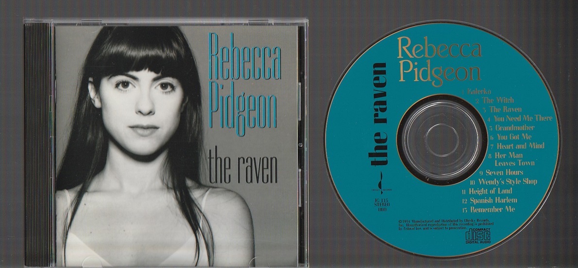 ゴールド GOLD CD 廃盤 REBECCA PIDGEON レベッカ・ピジョン THE RAVEN ザ・レイヴン 輸入盤 Chesky Records Audiophile_画像1