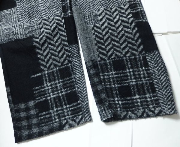 20AW Engineered Garments エンジニアードガーメンツ Jog Pant Knit Patchwork HB ジョグ パンツ XS ニット パッチワーク_画像7