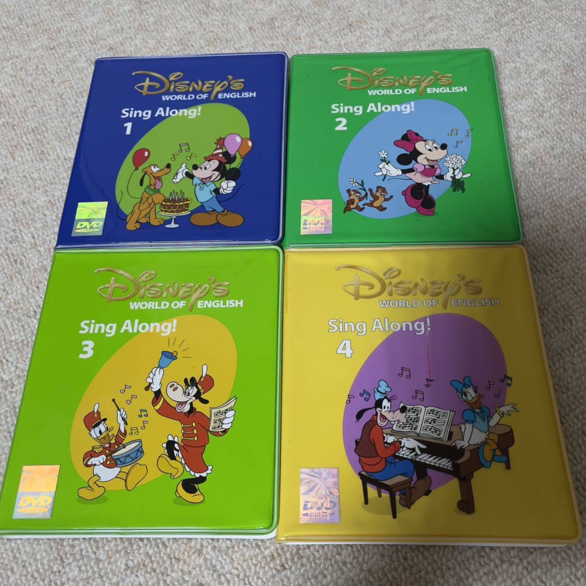 とっておきし福袋 World Disney of 全4巻 DVD Along Sing シング
