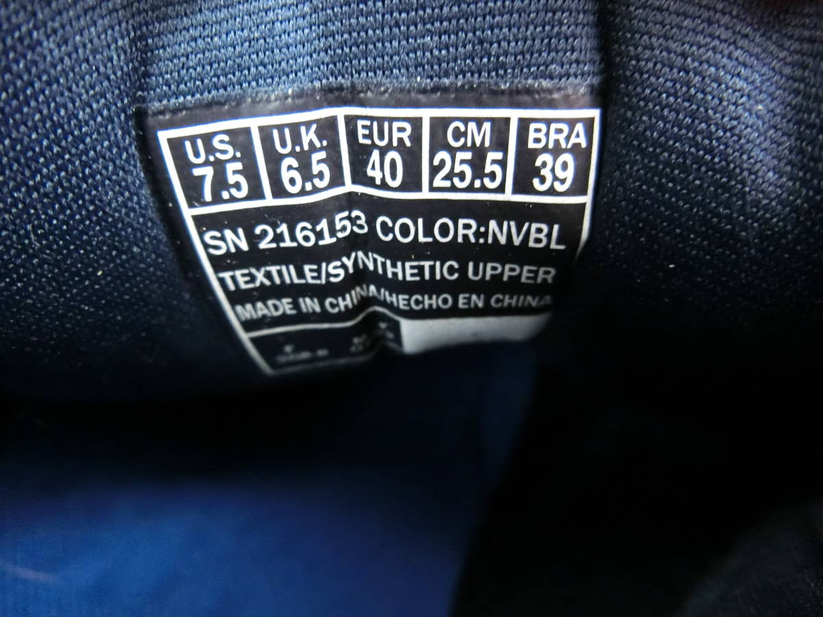 【左右サイズ違い】 メンズ SKECHERS GO WALK AIR 2.0-CROSSER GOOD YEAR スニーカー ネイビー/ブルー 左25.5cm 右26.5cm 【0808】_画像8