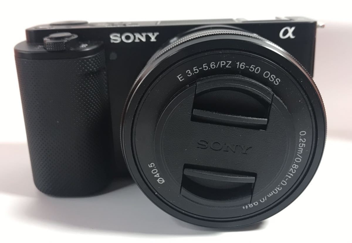 1000円〜■★通電のみ確認済★SONY α ZV-E10 E3.5-5.6/PZ 16-50 OSS デジタル一眼 レンズ E4.5-6.3/55-210 付属品付 ★okoy2236830★p3364_画像2