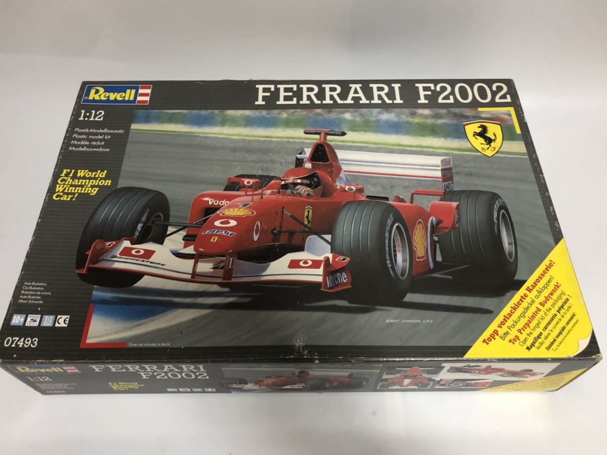 1000円〜■レベル フェラーリ 1:12 F2002 NO.07493 未組立 箱付 okoy2247931★o9058_画像1