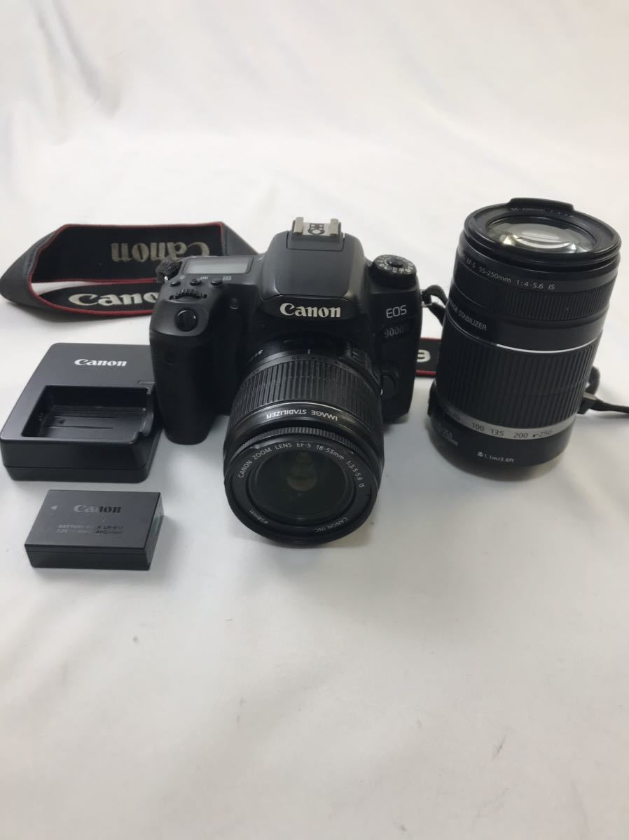 1000円〜□☆通電確認のみ☆Canon EOS 9000D デジタル一眼レフカメラ