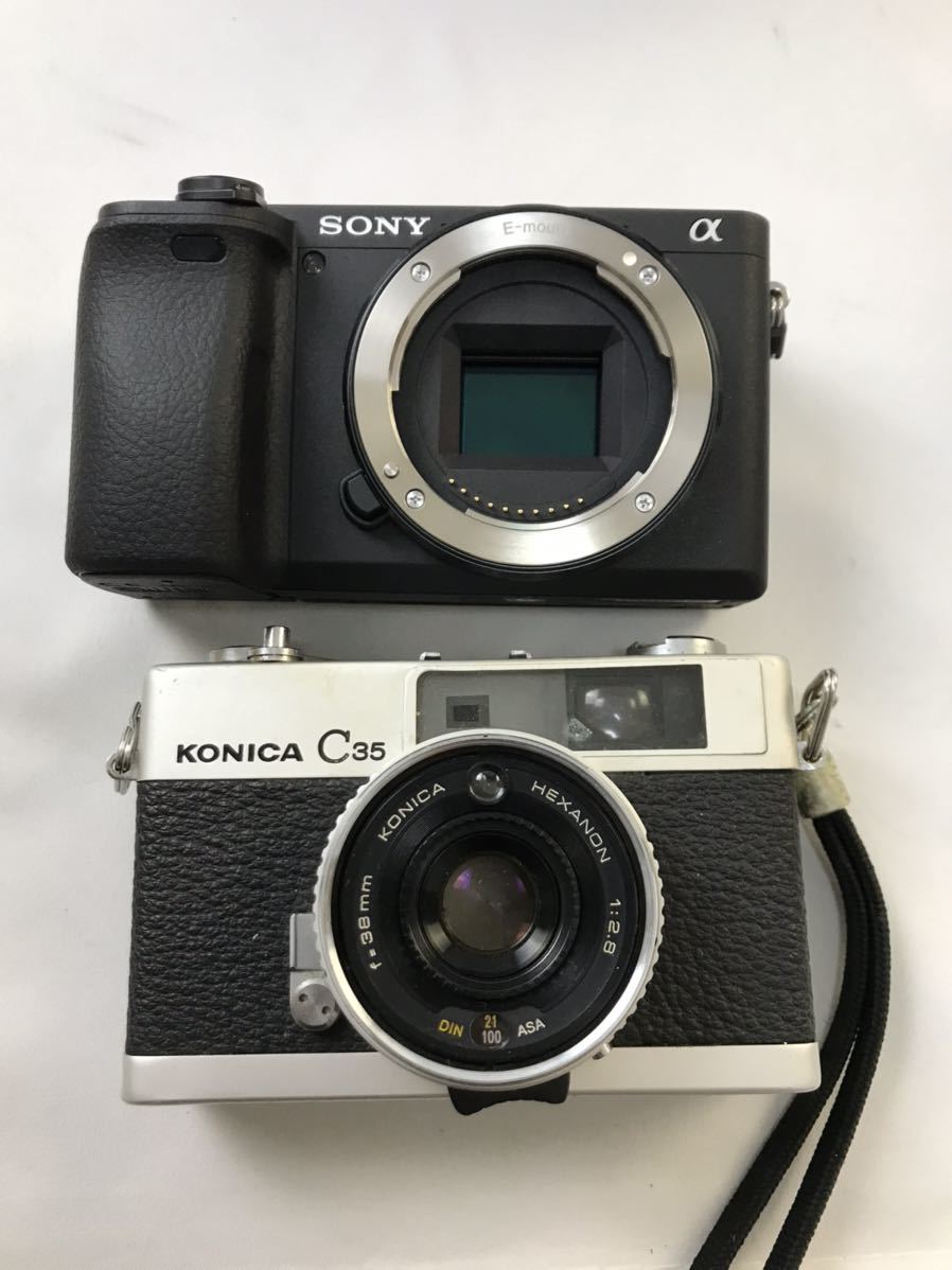 1000円〜■★一部通電確認のみ★SONY α6400 ミラーレス一眼カメラ KONICA C35 E 4.5-6.3/55-210★okoy2246638★t8140_画像2