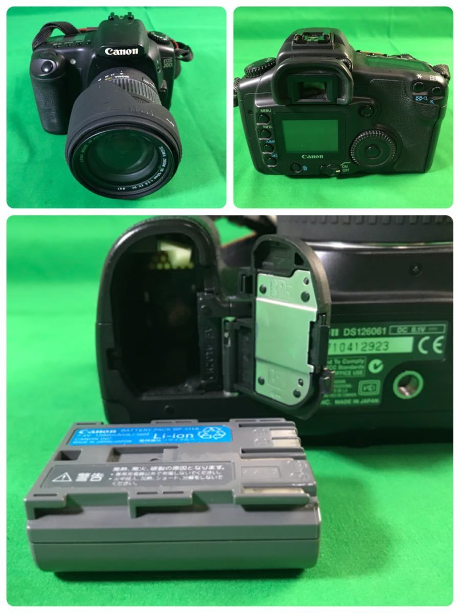 1,000円売切■ 動作未確認 カメラ レンズ 大量 Canon EOS 20D A-1 AL-1 QF F-1 PowerShot S80 Eight おまとめ okoy-2303707★N968_画像5