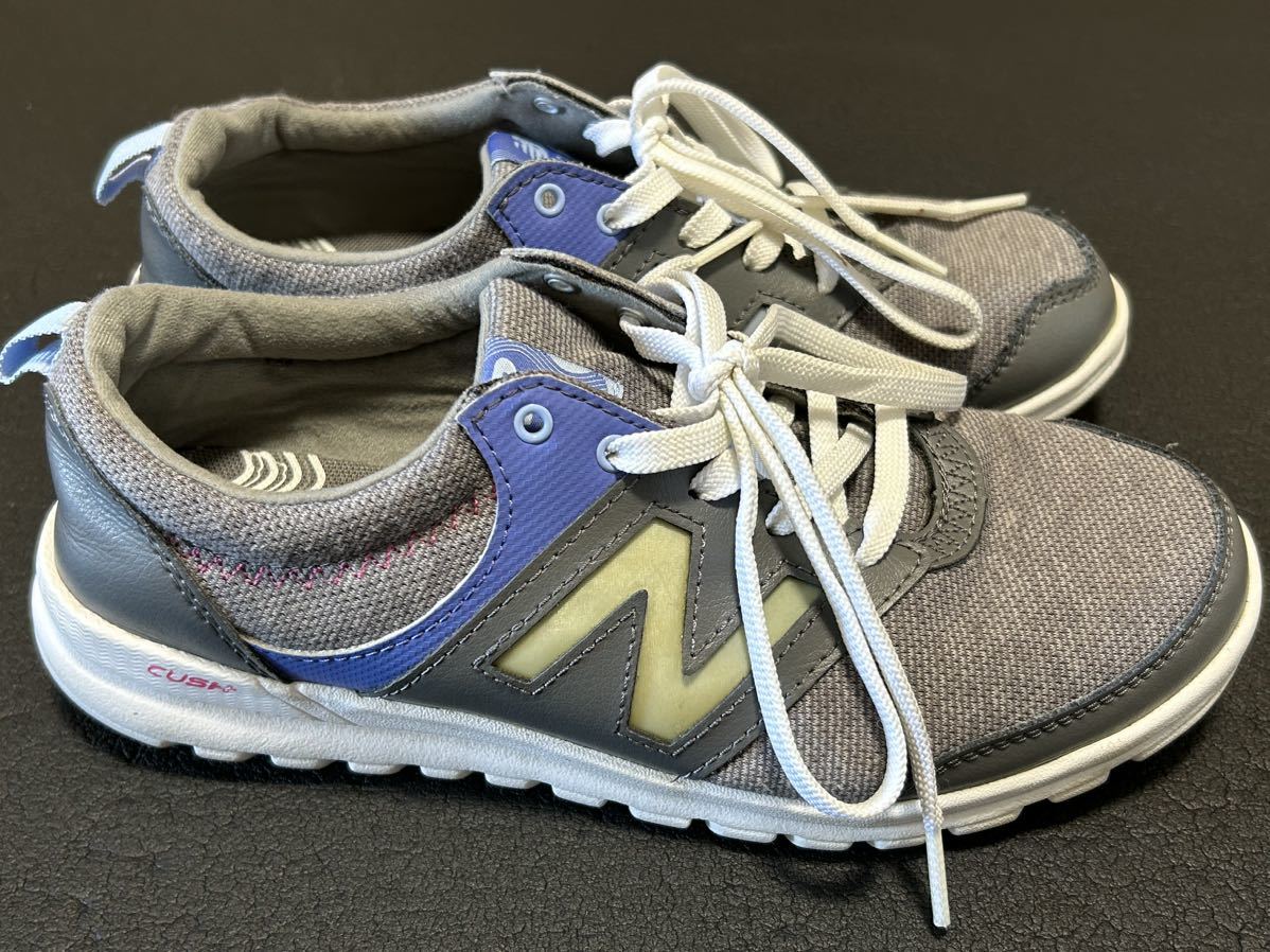 ★ ニューバランス NB US7 24cm グレー 短期間使用 綺麗 ★_画像2