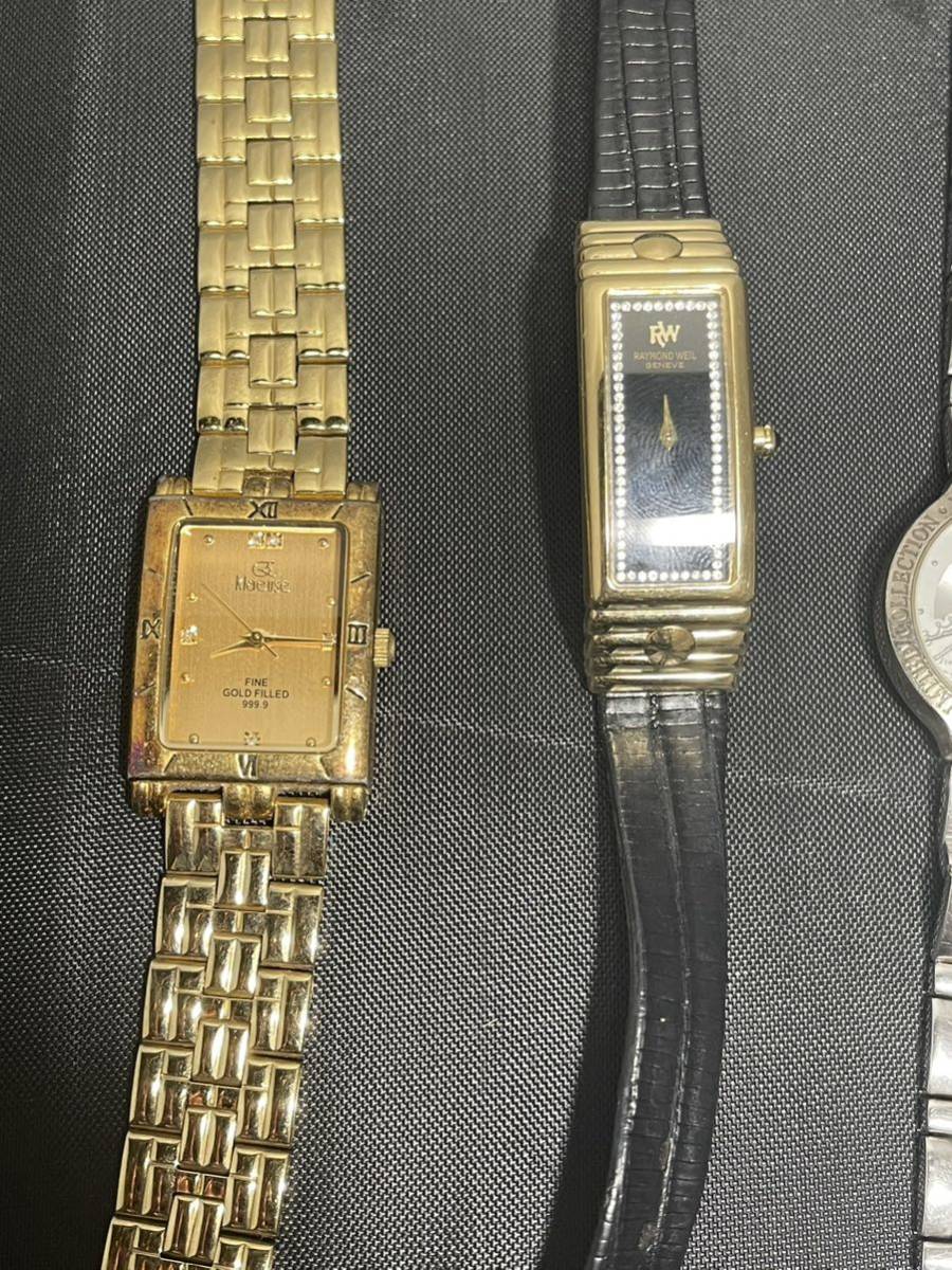 1円スタート 腕時計 DIESEL CITIZEN G-SHOCK NIXON 24K GOLD MEDAL 18K GOLD Silver エコドライブ 部品取り_画像3