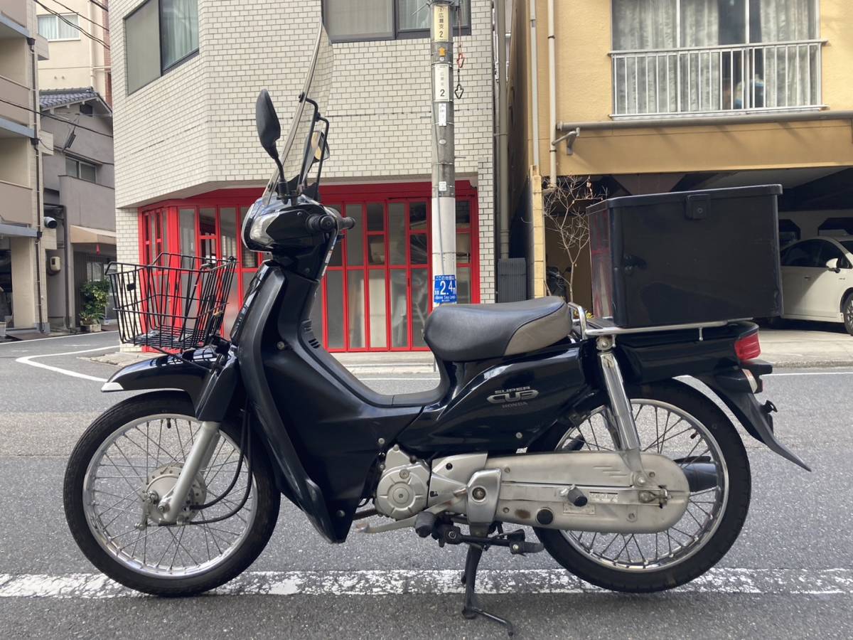 広島市中区発☆１円スタート売り切り ホンダ JA10型 スーパーカブ110 CUB 原付二種　エンジン好調　現状車　鍵と登録書類あり_画像2