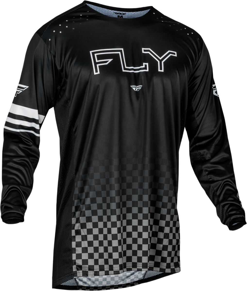 サイズL FLY RACING フライRAYCE MTB/BMX/自転車用オフロード ジャージ 黒 YL