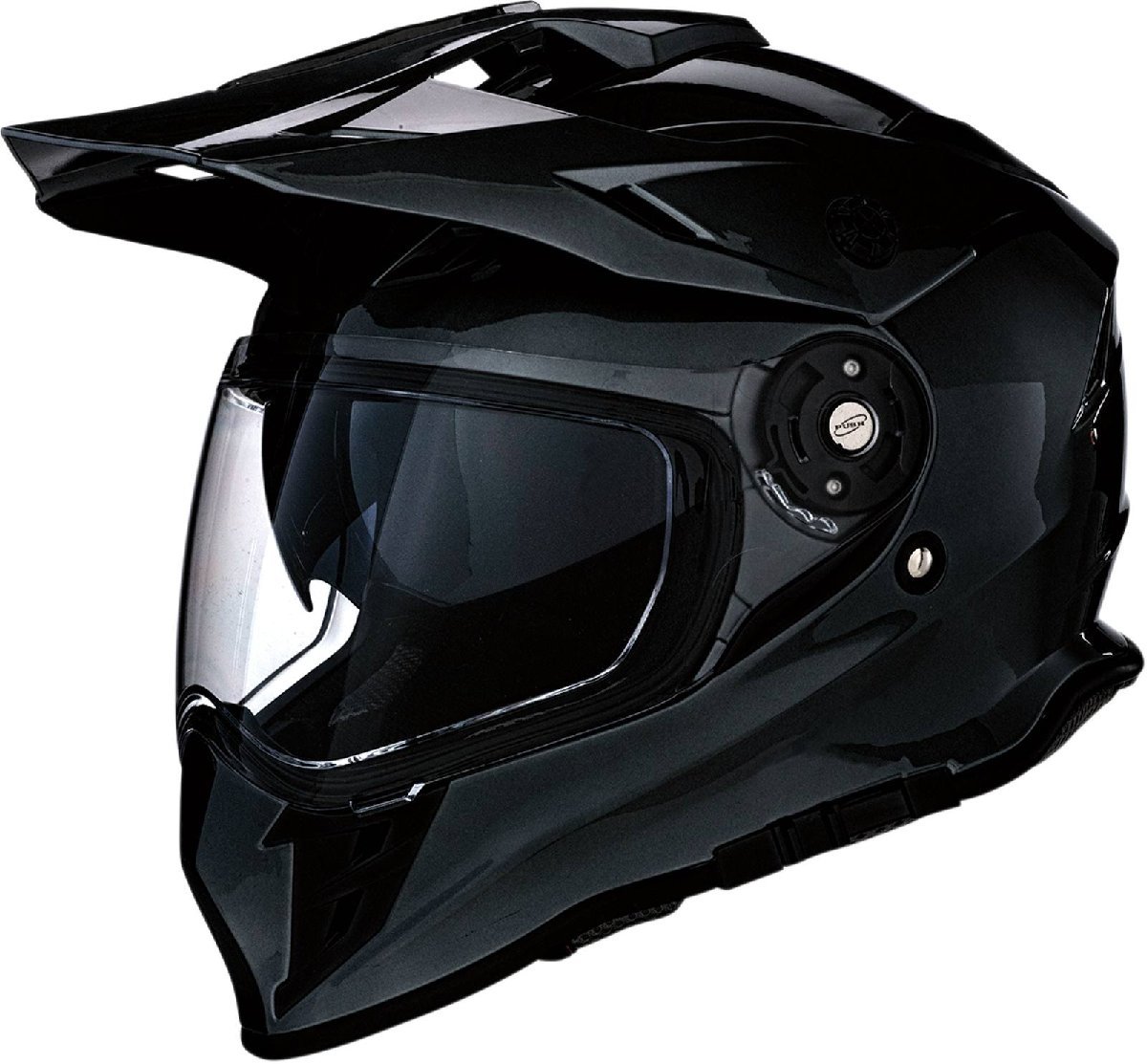 Lサイズ - ブラック - Z1R Range デュアルスポーツ ヘルメット