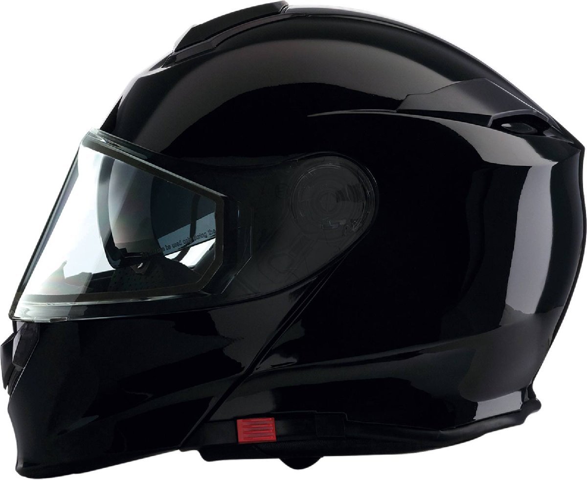 Lサイズ - ブラック - Z1R Solaris モジュラー スノー ヘルメット