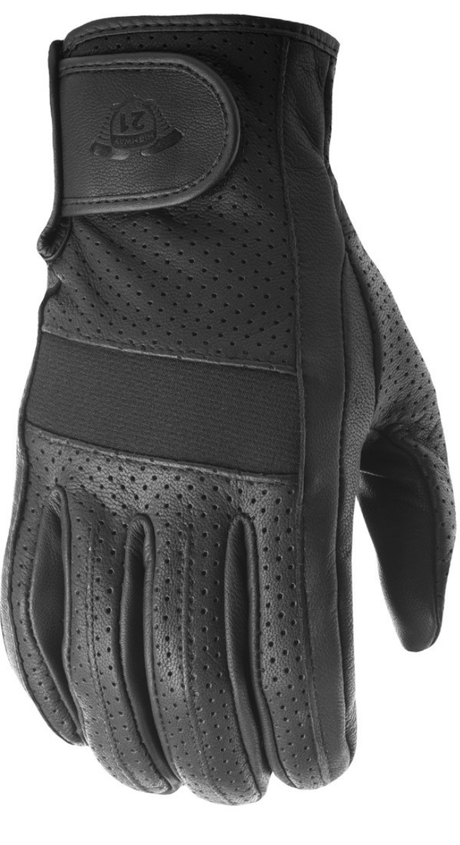 2XLサイズ HIGHWAY 21 JAB PERFORATED グローブ 手袋 ブラック 黒 2X