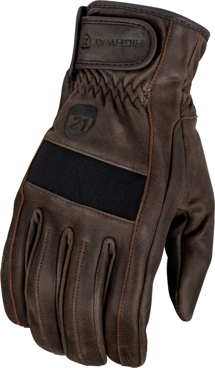 5XLサイズ HIGHWAY 21 JAB グローブ 手袋 ブラウン 茶色 5X