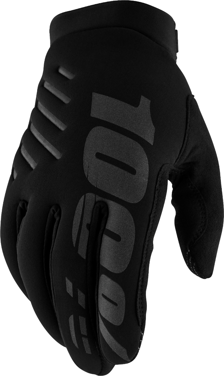 Lサイズ 100% BRISKER MX オフロード グローブ 手袋 ブラック 黒 LG