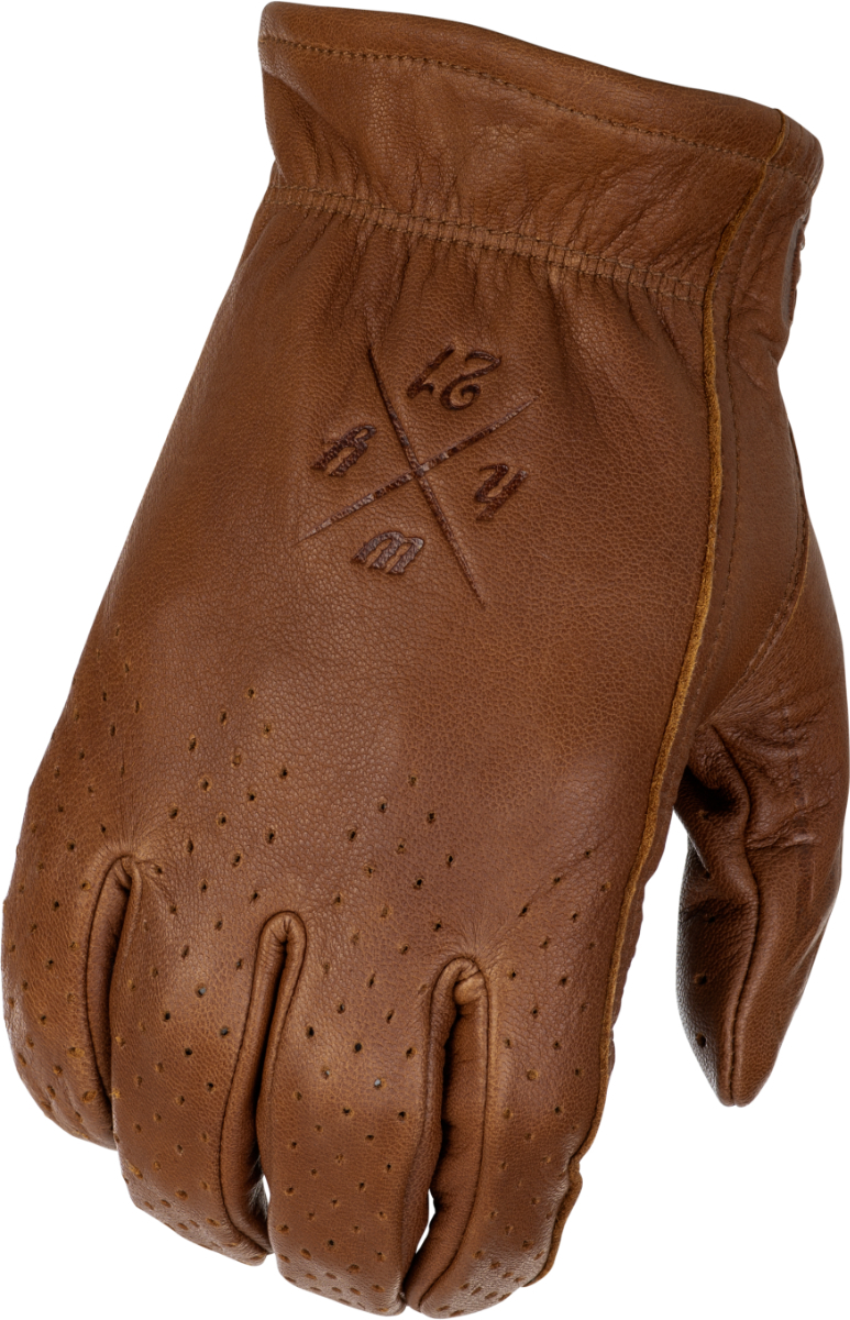 2XLサイズ HIGHWAY 21 LOUIE PERFORATED グローブ 手袋 ブラウン 茶色 2X