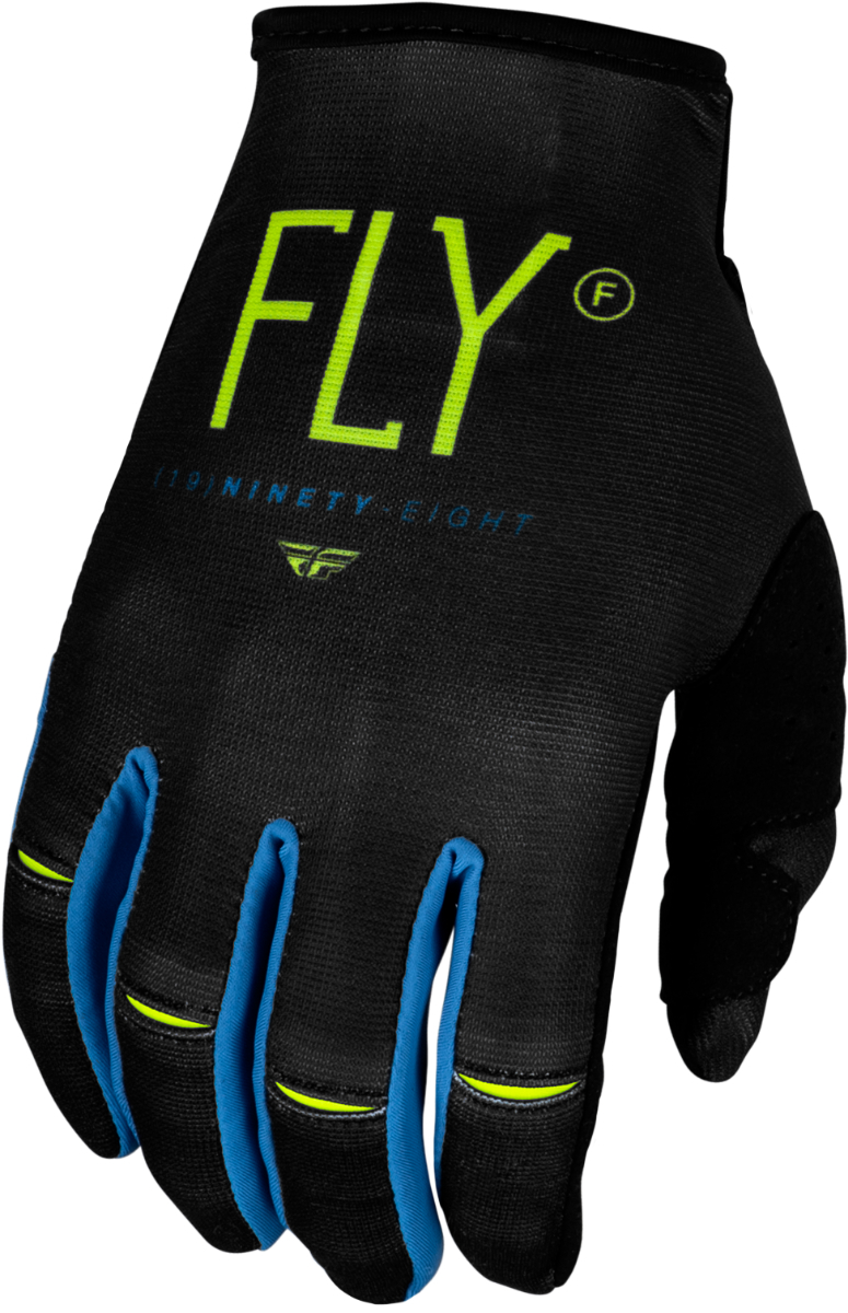 S size FLY RACING fly racing for children kinetic Pro tiji- glove charcoal / neon green /tu lube Roo YS