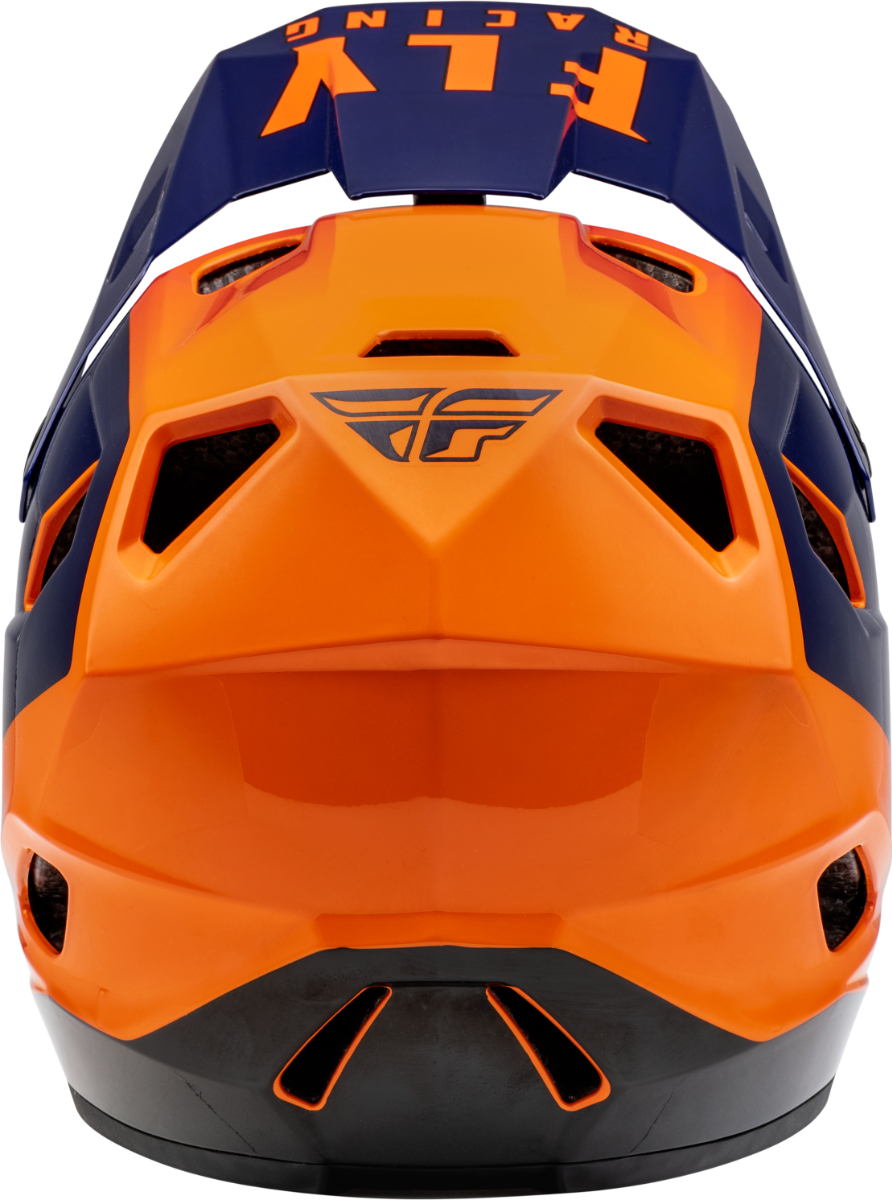 サイズM FLY RACING フライ RAYCE レイス BMX/MTB/自転車用ヘルメット NAVY/オレンジ/赤 MD_画像2