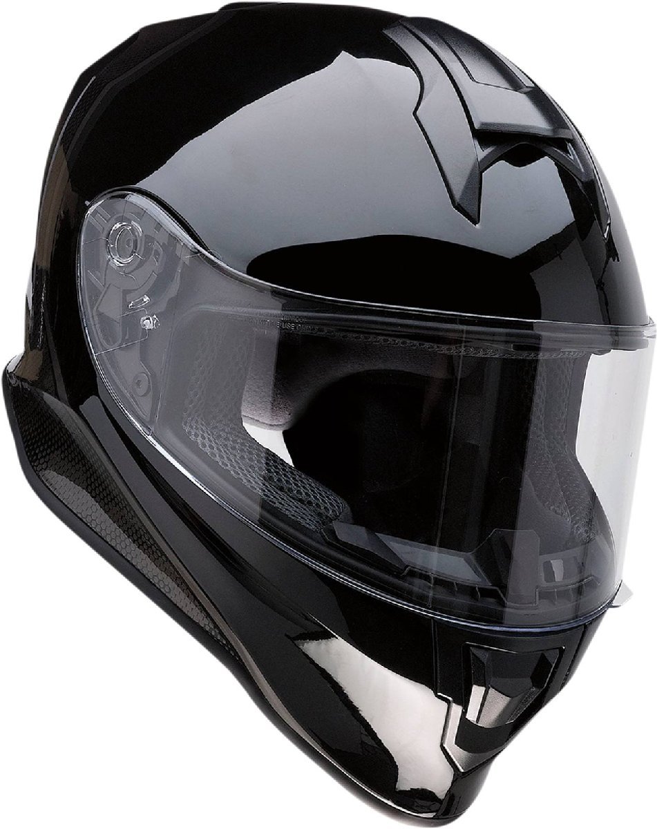 Mサイズ - グロスブラック - Z1R 子供用 Warrant ヘルメット