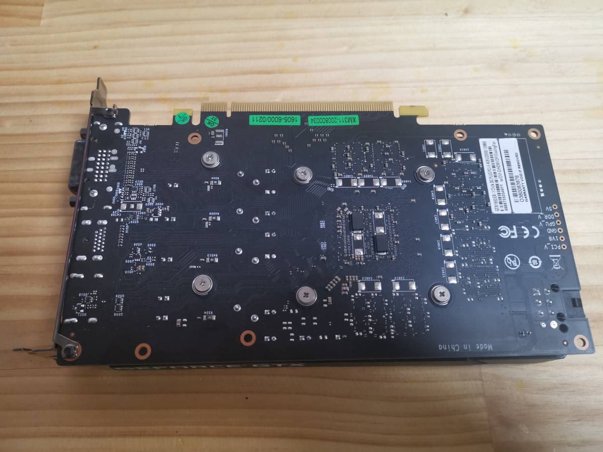 中古 マイニングなし 玄人志向 NVIDIA GeForce GTX1650搭載