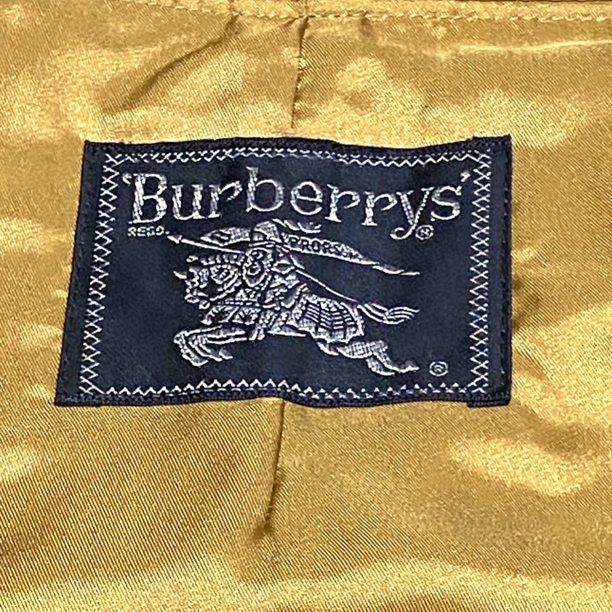 ★美品★BURBERRYS PRORSUM バーバリーズプローサム★ライナー付き★ステンカラーコート★165cm(S〜M)★カーキ　グリーン★ノバチェック★_画像4