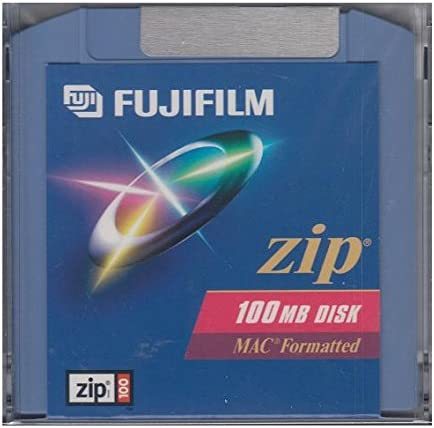 ZIPドライブ用（青色）100MBメディア FUJIFILM ZIP MAC　未使用新品_画像1