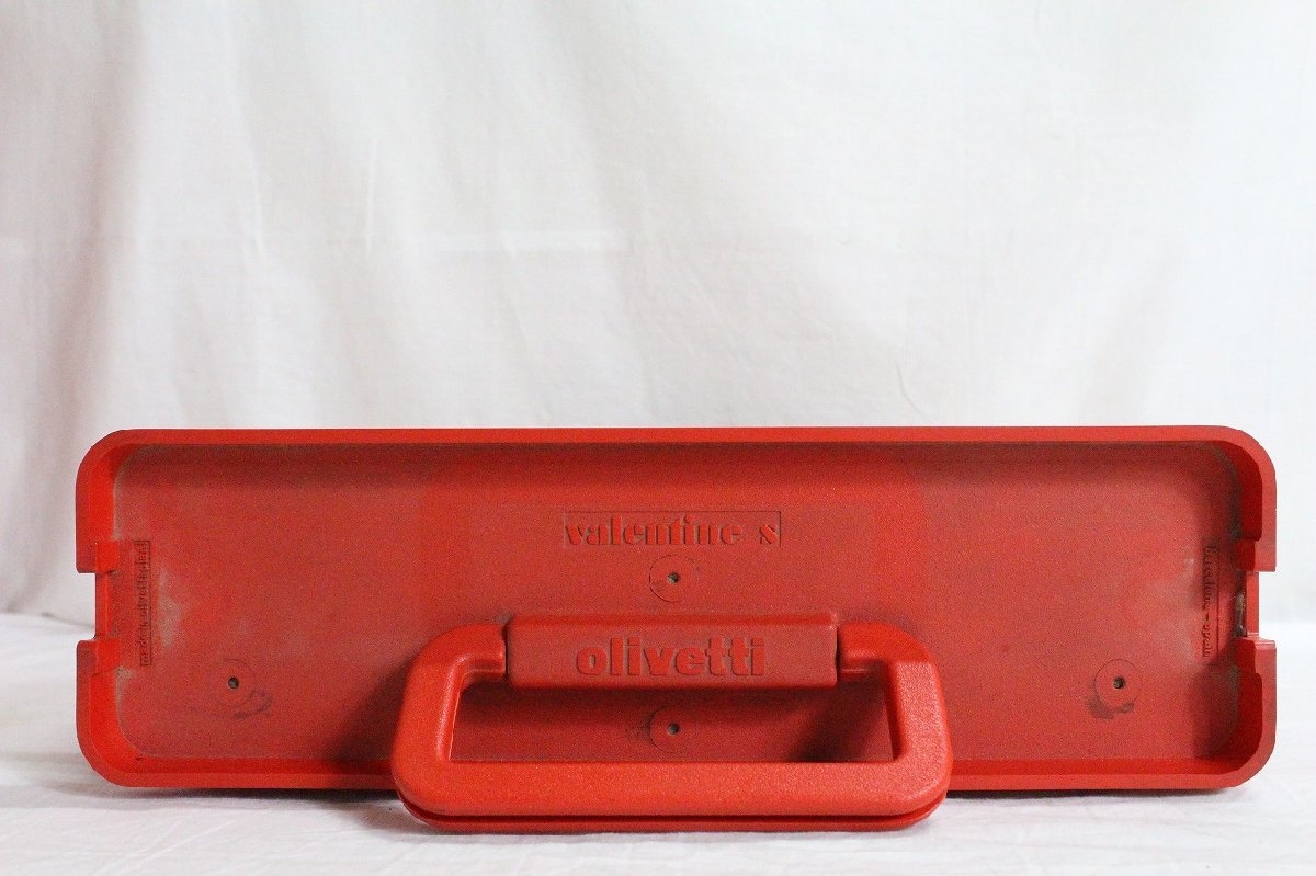 【1qP10185F】★オリベッティ★Olivetti★Valentine★タイプライター★説明書付き★アンティーク★コレクション★ヴィンテージ★現状品_画像4