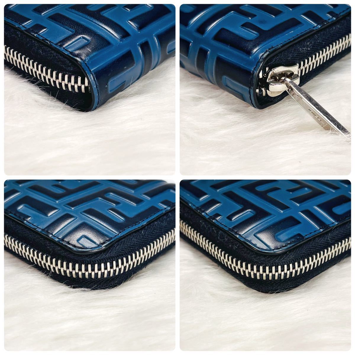 美品 希少 FENDI フェンディ 長財布 ラウンドジップ 7M0210 A42P 美品 希少 FENDI フェンディ 長財布 ラウンドジップ 7M0210 A42P