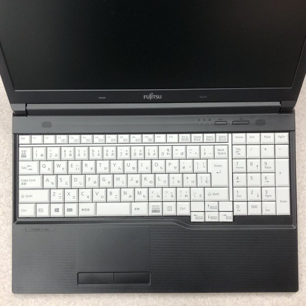 お宝アキバ/ジャンク動作品 LIFEBOOK A577/RX 15.6型 Core i3-7100U Win10 SSD128 メ8G Bluetooth 充電89％ 2h 梱100 大4026_画像は現物です