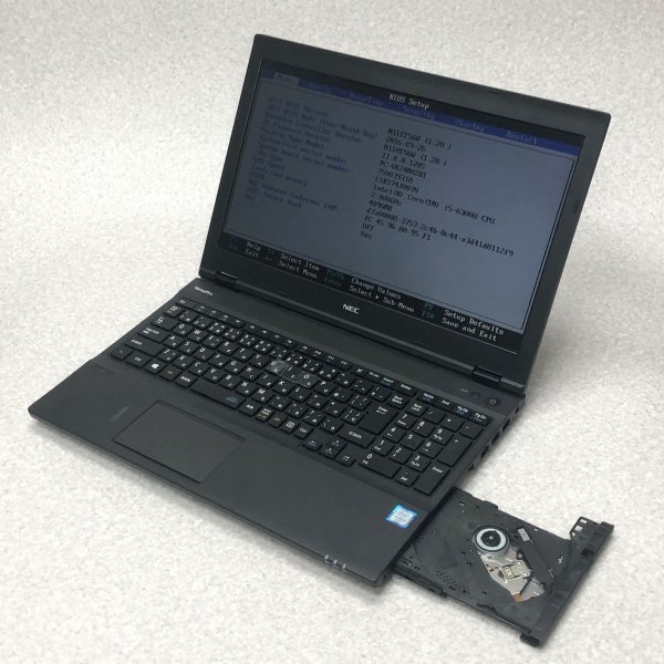 お宝アキバ/ジャンク品 BIOS確認、VersaPro VK24MX-T 15.6型 i5-6300U HDDなし メ4 梱100 大2136_画像は現物です