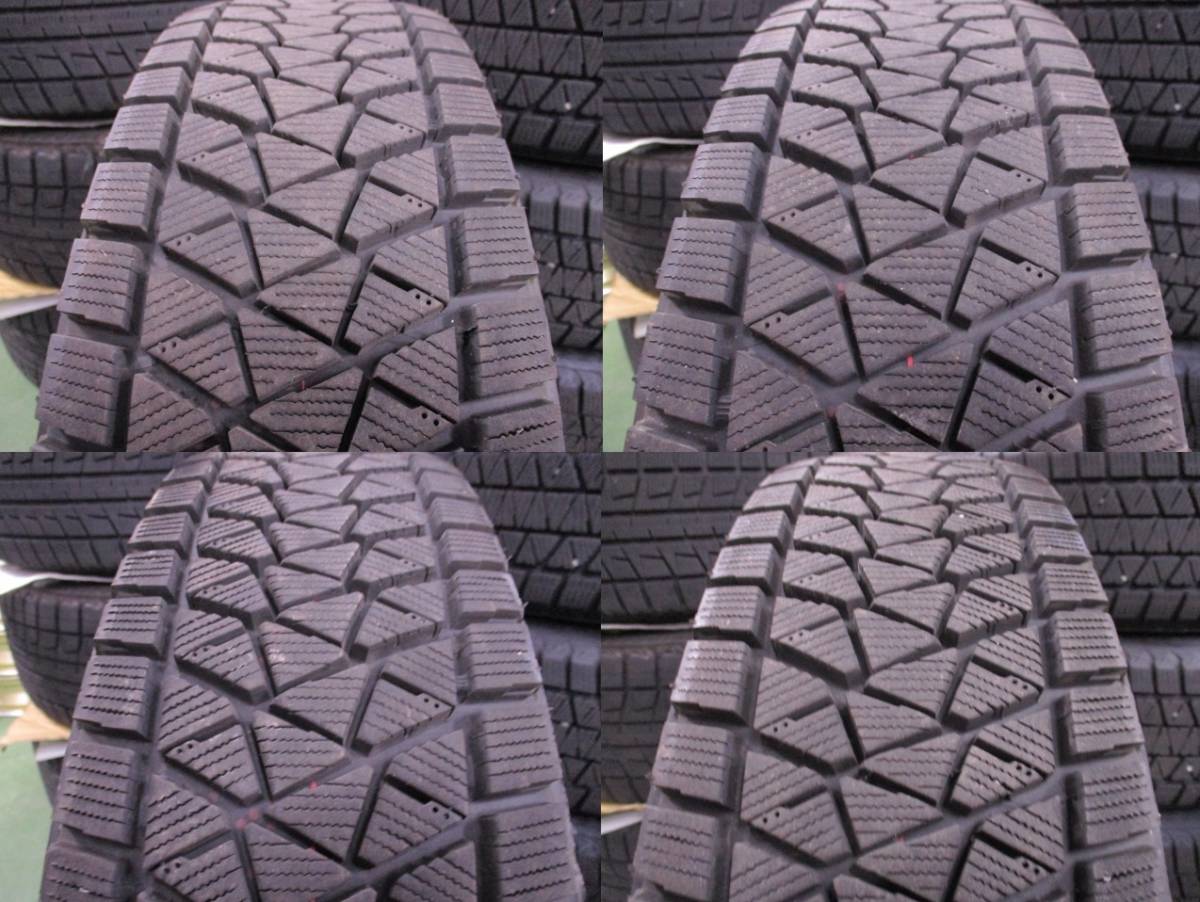 小傷程度/美品☆スズキ ジムニー シエラ純正 １５×５．５Ｊ ＋５＆バリ溝!ブリヂストン ＤＭ－Ｖ２ １９５/８０Ｒ１５ スタッドレスセット_画像7